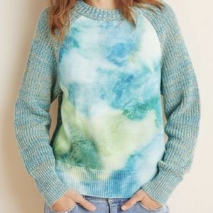 Anthropologie Watercolor Tie Dye Sweater- size S